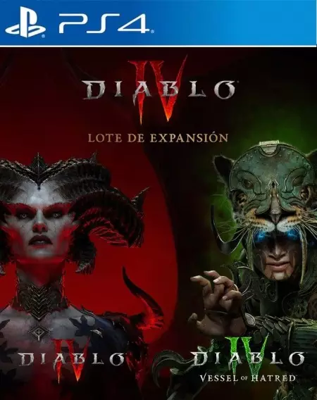 Diablo IV + Vessel of Hatred PS4 - PlayStation 4