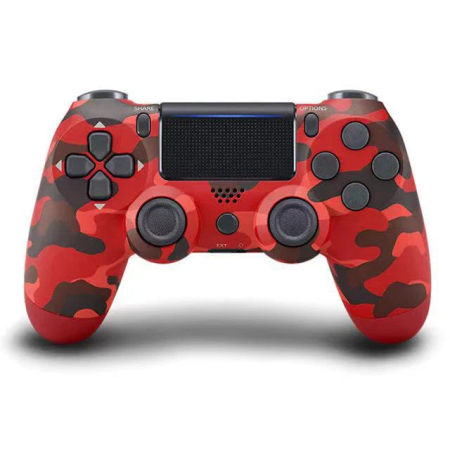 Control inalámbrico Rojo Camuflaje para PS4, Slim/Pro, PC