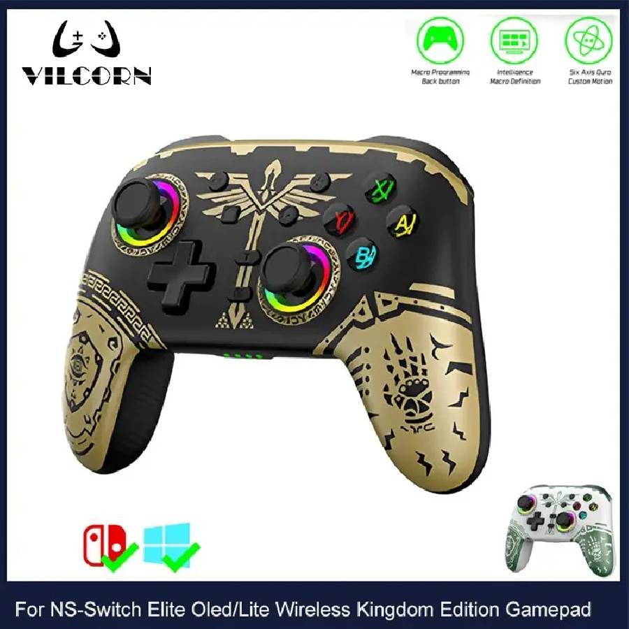 Control inalámbrico para Nintendo Switch Elite BT, Joyestick OLED/Lite para PC/Steam