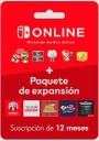 Membresia 12 meses Nintendo Switch Online + Paquete de expansión - MEMBRESÍAS