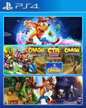 Pack Crash 1,2,3,4 y CTR - PS4 - PlayStation 4