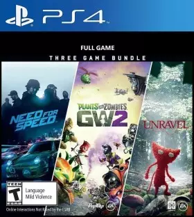 Pack NFS + Plantas + Unravel PS4 - PlayStation 4
