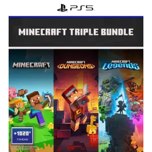 Lote triple de Minecraft PS5 - PlayStation 5
