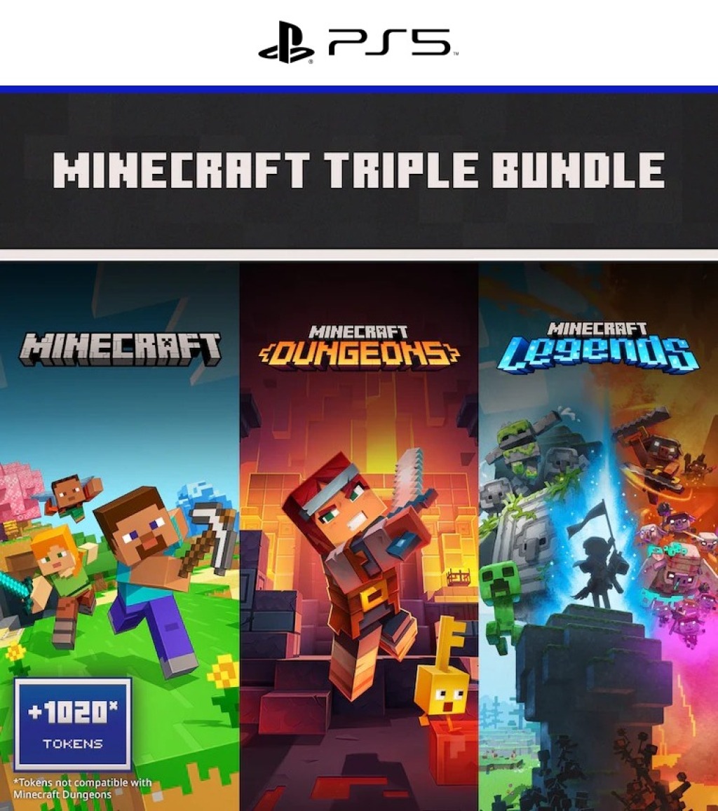 Lote triple de Minecraft PS5 - PlayStation 5