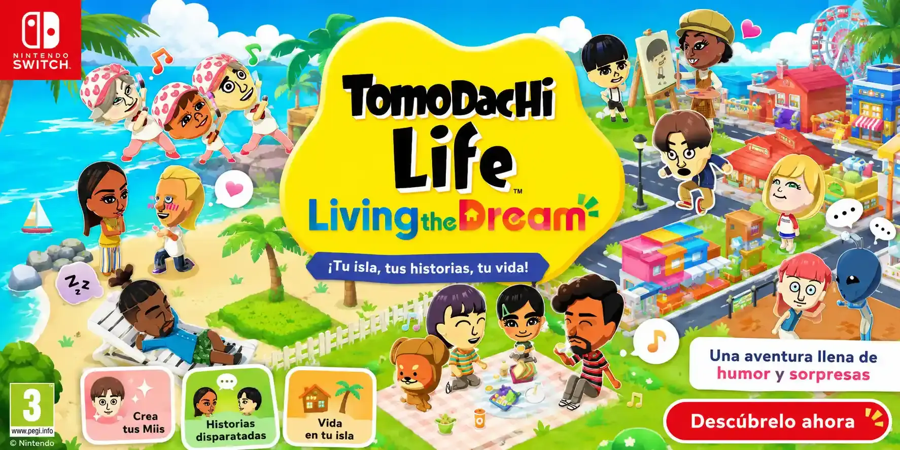 Tomodachi Life Living the Dream Nintendo Switch
